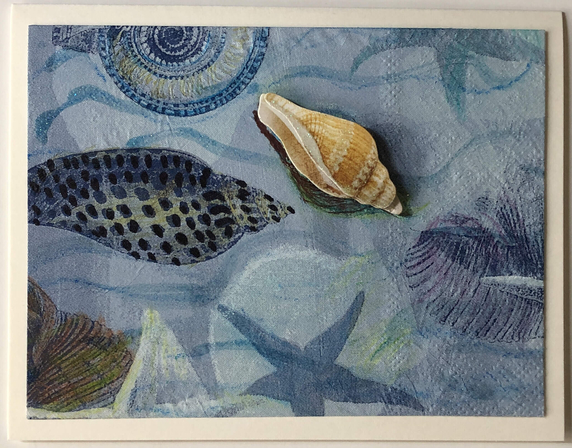 Tropical Impression Art Card (TI-0478) 5.5" W  x  4.25" H