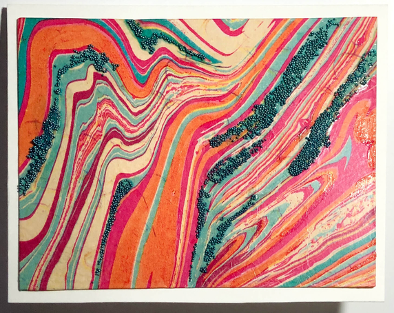 Tropical Impression Art Card (TI-0492) 5.5" W  x  4.25" H