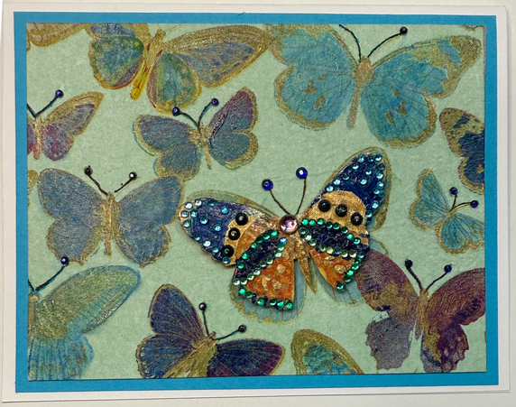 Tropical Impression Art Card (TI-0513) 5.5" W  x  4.25" H