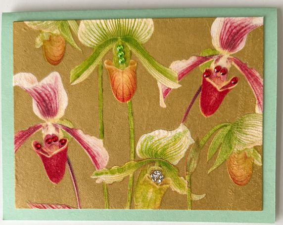 Tropical Impression Art Card (TI-0517) 5.5" W  x  4.25" H