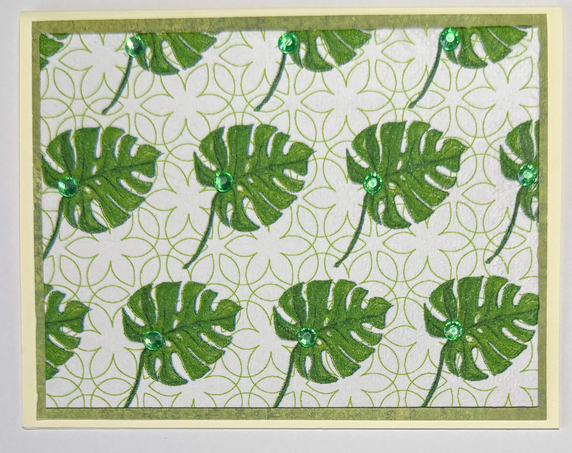 Tropical Impression Art Card (TI-0538) 5.5" W  x  4.25" H