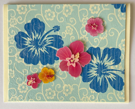 Tropical Impression Art Card (TI-0539) 5.5" W  x  4.25" H