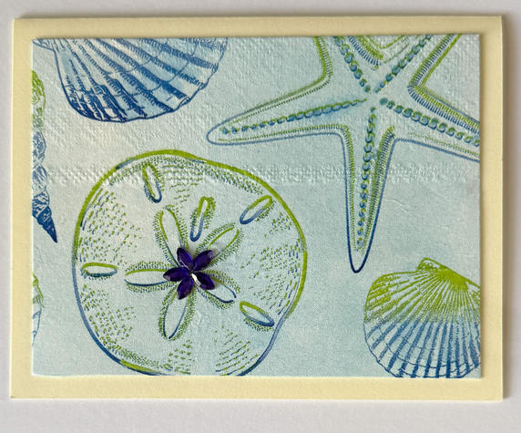 Tropical Impression Art Card (TI-0544) 5.5" W  x  4.25" H