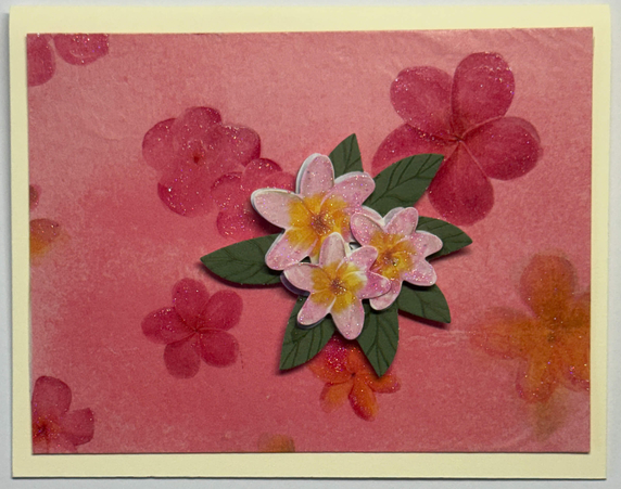Tropical Impression Art Card (TI-0600) 5.5" W  x  4.25" H