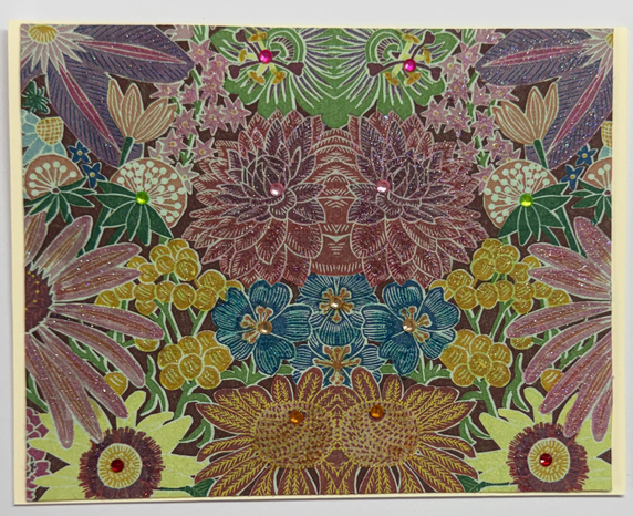 Tropical Impression Art Card (TI-0605) 5.5" W  x  4.25" H