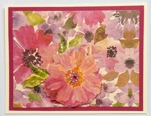 Tropical Impression Art Card (TI-0606) 5.5" W  x  4.25" H
