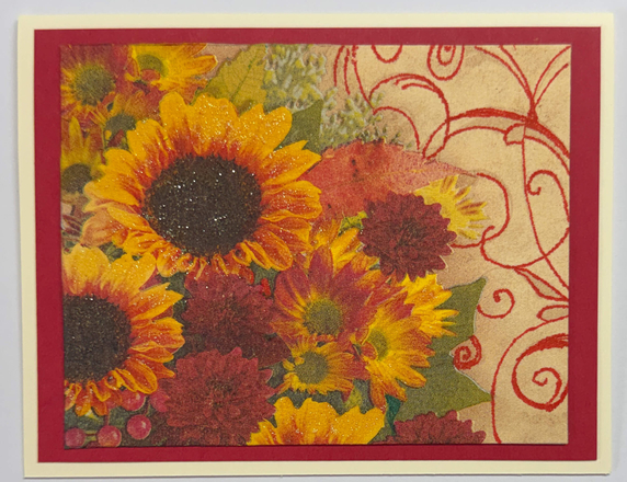 Tropical Impression Art Card (TI-0608) 5.5" W  x  4.25" H