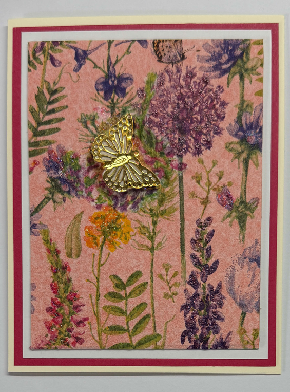 Tropical Impression Art Card (TI-0611) 4.25" W  x  5.5" H
