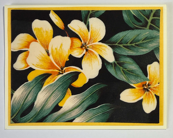 Tropical Impression Art Card (TI-0615) 5.5" W  x  4.25" H