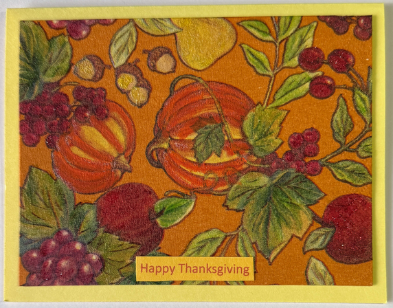 Tropical Impression Art Card (TI-0623) 5.5" W  x  4.25" H