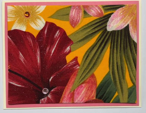 Tropical Impression Art Card (TI-0637) 5.5" W x 4.25" H Tropical Impression Art Card (TI-0637) 5.5" W x 4.25" H