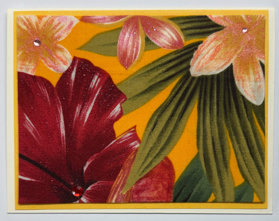 Tropical Impression Art Card (TI-0638) 5.5" W x 4.25" H Tropical Impression Art Card (TI-0638) 5.5" W x 4.25" H