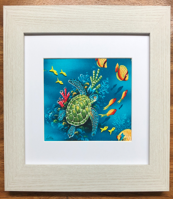 x-Sold-Art-Framed Art (FA-0278) 9.75" W x 7.75" H