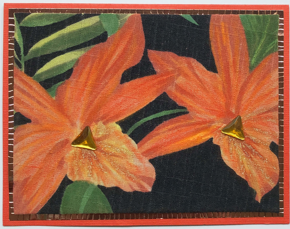One Of A Kind Art Card (OK-7618) 5.5" W  x  4.25" H