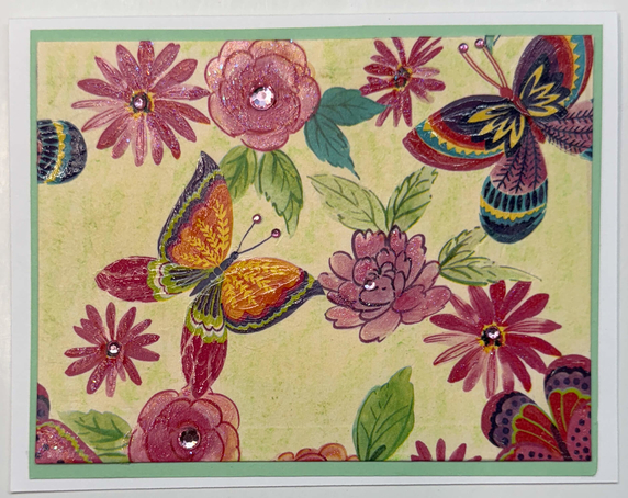 Tropical Impression Art Card (TI-0514) 5.5" W  x  4.25" H