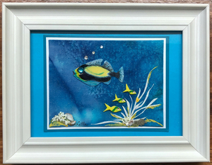 Framed Art Piece (FA-0280) 7" W  x  5" H