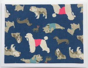 Sold - Use "Contact Linda" to order a similar work. FabriCard Art Card (FC-4569) 5.5" W  x  4.25" H