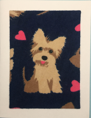 FabriCard Art Card  FC-5002, 4.25" W  x  5.5" H FabriCard Art Card  FC-5002, 4.25" W  x  5.5" H