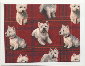 Sold - Use "Contact Linda" to order a similar work. FabriCard Art Card (FC-5602) 5.5" W  x  4.25" H