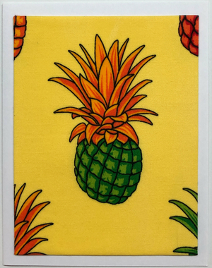 Sold - Use "Contact Linda" to order a similar work. FabriCard Art Card (FC-5736) 4.25" W  x  5.5" H
