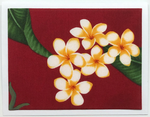 Sold - Use "Contact Linda" to order a similar work. FabriCard Art Card (FC-5765) 5.5" W  x  4.25" H