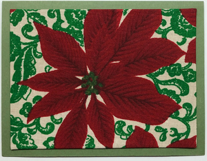 Sold - Use "Contact Linda" to order a similar work. FabriCard Art Card (FC-5790) 5.5" W  x  4.25" H