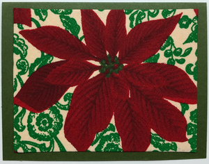 Sold - Use "Contact Linda" to order a similar work. FabriCard Art Card (FC-5791) 5.5" W  x  4.25" H