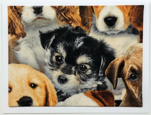 Sold - Use "Contact Linda" to order a similar work. FabriCard Art Card (FC-5867) 5.5" W  x  4.25" H