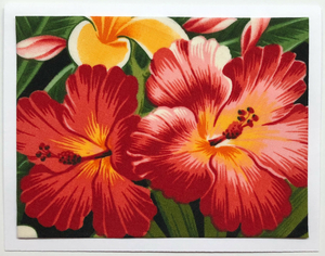 Sold - Use "Contact Linda" to order a similar work. FabriCard Art Card (FC-5884) 5.5" W  x  4.25" H