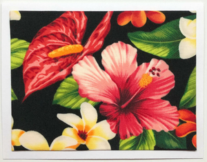 Sold - Use "Contact Linda" to order a similar work. FabriCard Art Card (FC-5900) 5.5" W  x  4.25" H