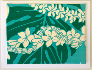 Sold - Use "Contact Linda" to order a similar work. FabriCard Art Card (FC-6392) 5.5" W  x  4.25" H