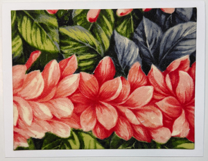 Sold - Use "Contact Linda" to order a similar work. FabriCard Art Card (FC-6555) 5.5" W  x  4.25" H