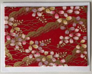 Sold - Use "Contact Linda" to order a similar work. FabriCard Art Card (FC-6565) 5.5" W  x  4.25" H