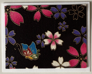 Sold - Use "Contact Linda" to order a similar work. FabriCard Art Card (FC-6568) 5.5" W  x  4.25" H