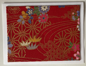 Sold - Use "Contact Linda" to order a similar work. FabriCard Art Card (FC-6569) 5.5" W  x  4.25" H