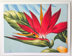 Sold - Use "Contact Linda" to order a similar work. FabriCard Art Card (FC-6575) 5.5" W  x  4.25" H