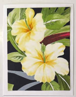 Sold - Use "Contact Linda" to order a similar work. FabriCard Art Card (FC-6584) 4.25" W  x  5.5" H