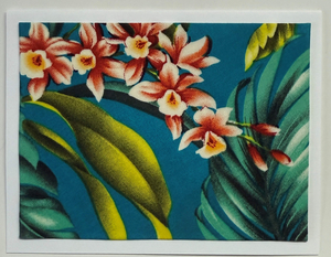 Sold - Use "Contact Linda" to order a similar work. FabriCard Art Card (FC-6643) 5.5" W  x  4.25" H