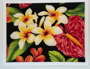 Sold - Use "Contact Linda" to order a similar work. FabriCard Art Card (FC-6668) 5.5" W  x  4.25" H