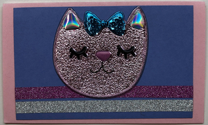 Sold - Use "Contact Linda" to order a similar piece. x-Sold-Art-Gift Enclosure Art Card $3.75 GE-4101, 4" W  x  2.25" H