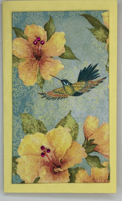 Gift Enclosure Art Card  GE-4132, 2.5" W  x  4" H