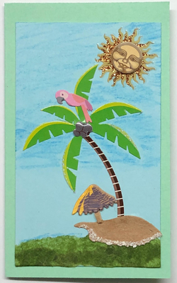 Gift Enclosure Art Card (GE-4535) 2.25" W  x  4" H