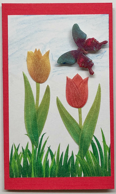 Gift Enclosure Art Card (GE-4660) 2.25" W  x  4" H Gift Enclosure Art Card (GE-4660) 2.25" W  x  4" H