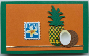 Sold - Use "Contact Linda" to order a similar work. Gift Enclosure Art Card (GE-4683) 4" W  x  2.25" H