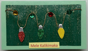 Sold - Use "Contact Linda" to order a similar work. Gift Enclosure Art Card (GE-4777) 4" W  x  2.25" H