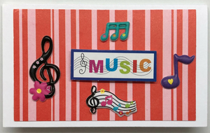 Sold - Use "Contact Linda" to order a similar work. Gift Enclosure Art Card (GE-4945) 4" W  x  2.25" H