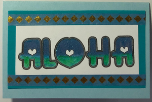 Gift Enclosure Art Card (GE-5351) 4" W  x  2.25" H