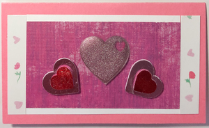 Sold - Use "Contact Linda" to order a similar work. Gift Enclosure Art Card (GE-5358) 4" W  x  2.25" H