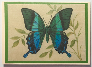 Sold - Use "Contact Linda" to order a similar work. Gift Enclosure Art Card (GE-5372) 3.5" W  x  2.5" H