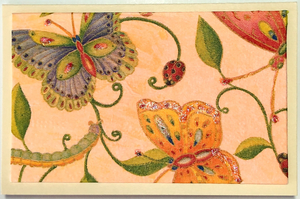 Sold - Use "Contact Linda" to order a similar work. Gift Enclosure Art Card (GE-5376) 4" W  x  2.25" H